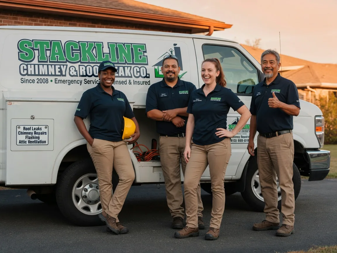 Chimney flashing repair company in Newhall, CA